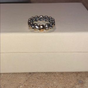 Pandora heart ring with gold center!